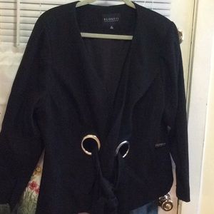 Eloquii black jacket blazer 22